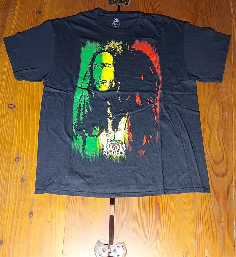 T SHIRT ROCK BOB MARLEY TG XL (C)